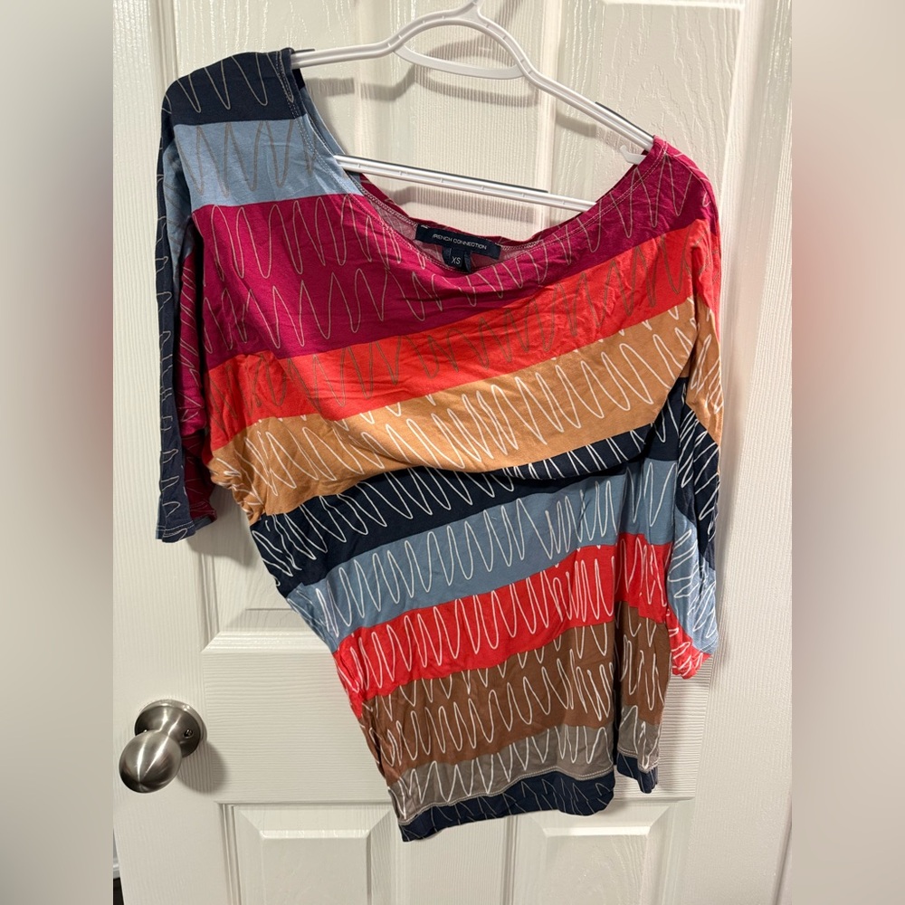 Colorful Striped Top